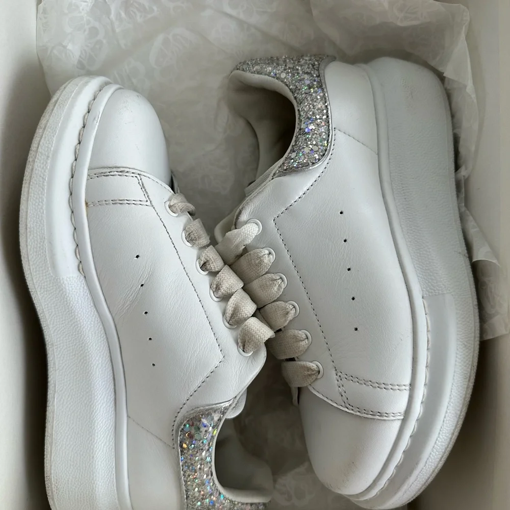 Kids Alexander McQueen glitter- sz 12 - Picture 6 of 7